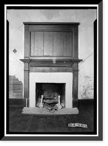 Historic Random Access Memory Print, Rush-Thornton House, U.S. Highway 29, Tuskegee, Macon County, AL - 6, 17-7/8" x 21-7/8"