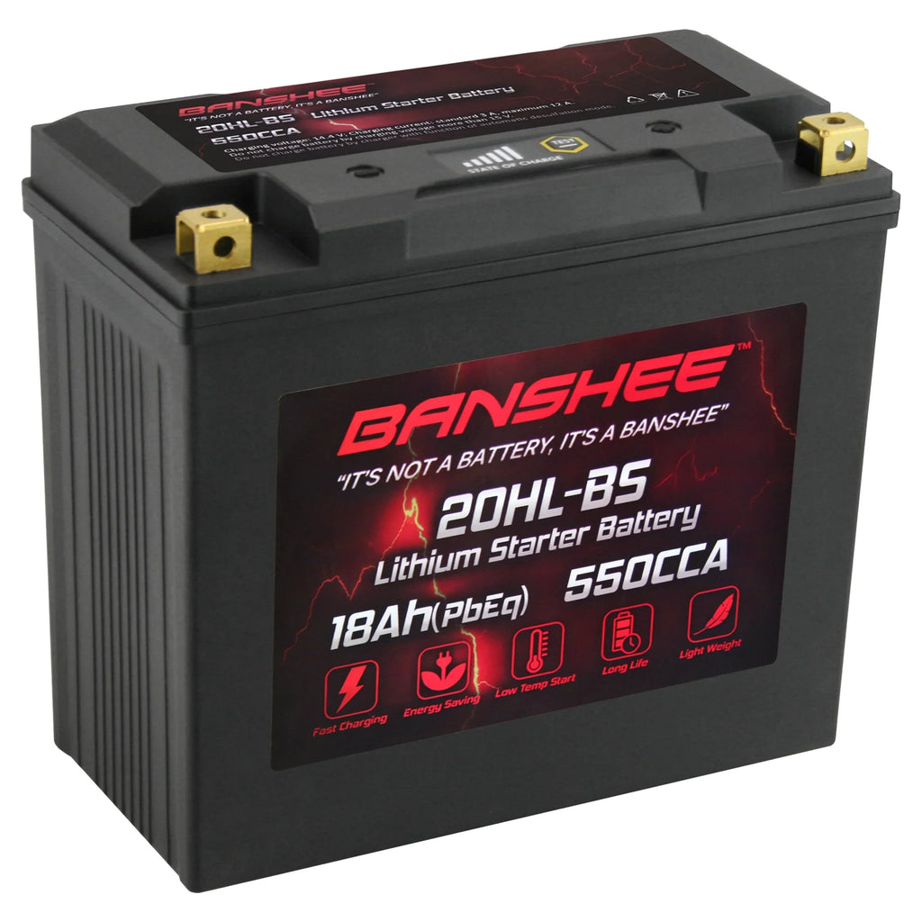Banshee YTX20L-BS LiFePO4 Motorsports Power Unit Compatible with Yamaha EX1050 EXR 2019 to 2019